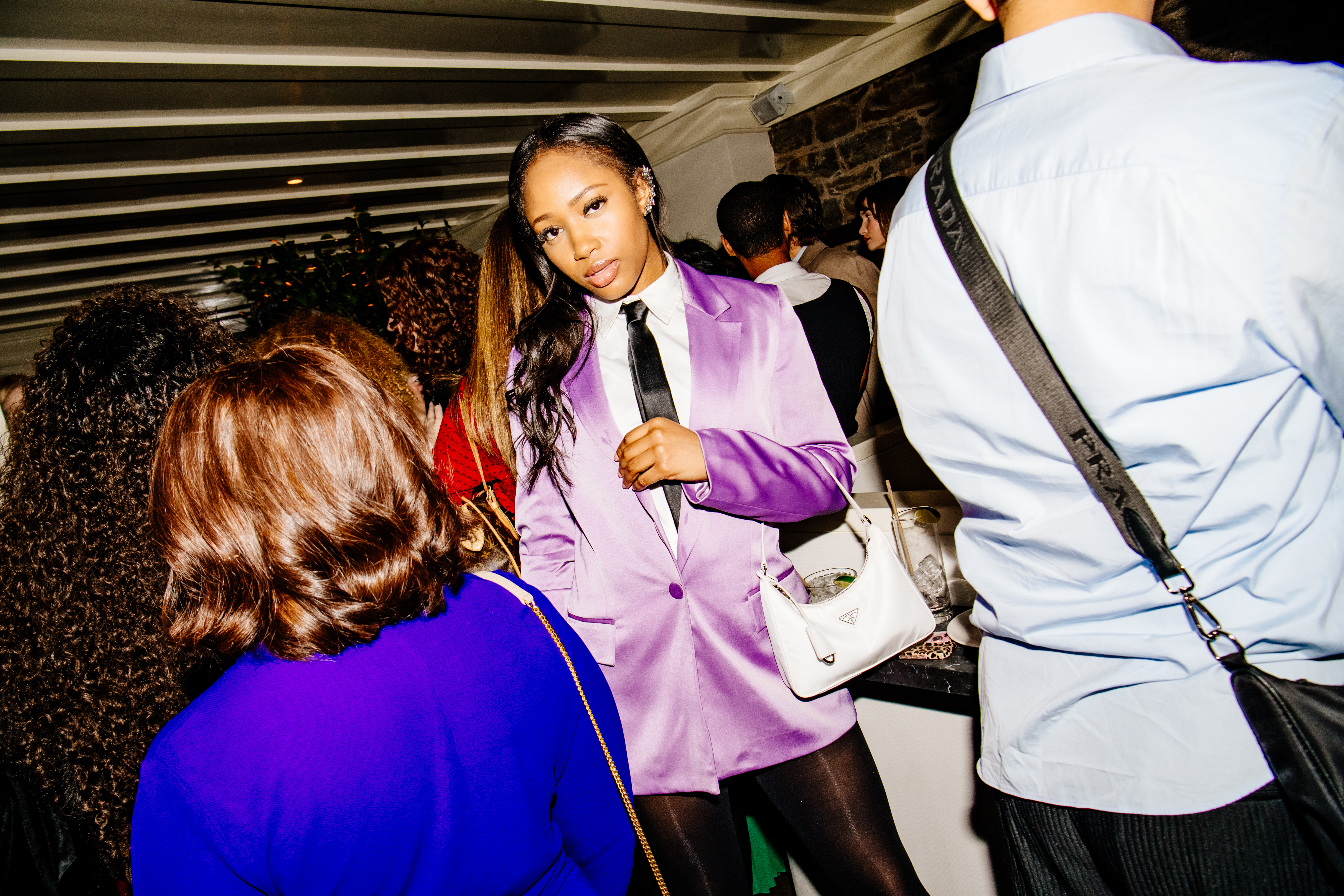 a group of people posing for the camera