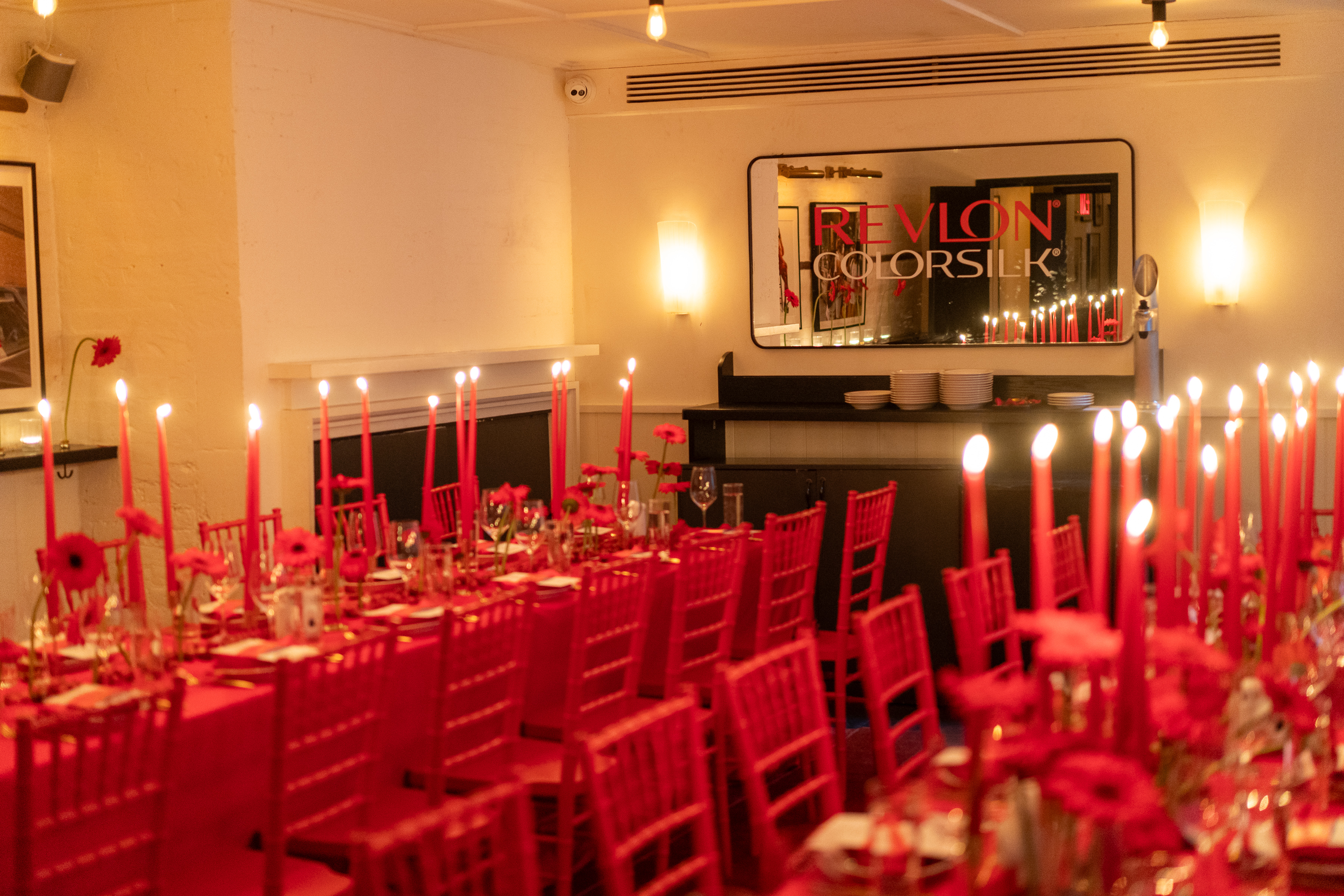 a bunch of lit candles