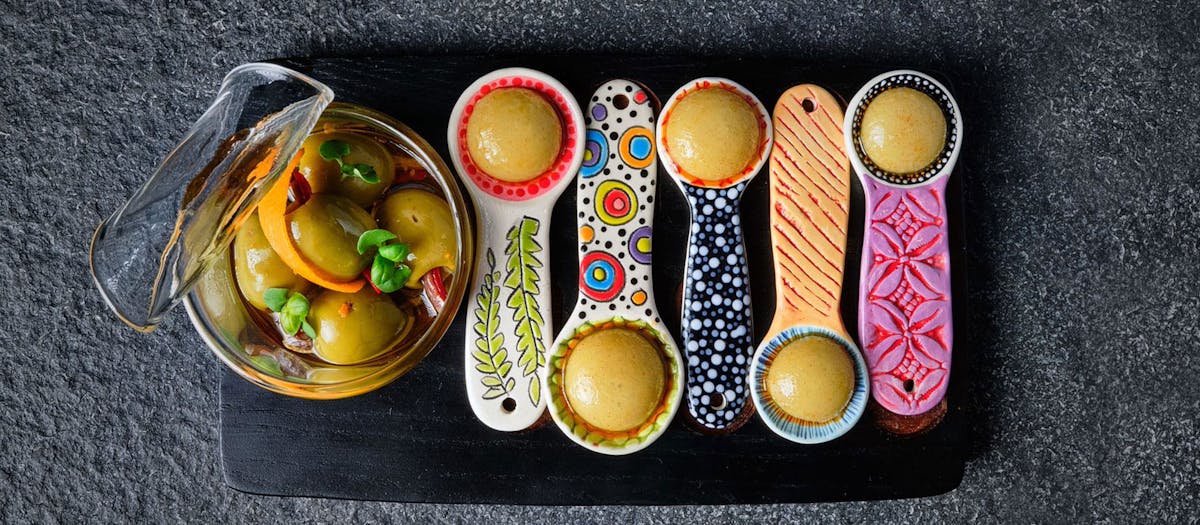 colorful spoons