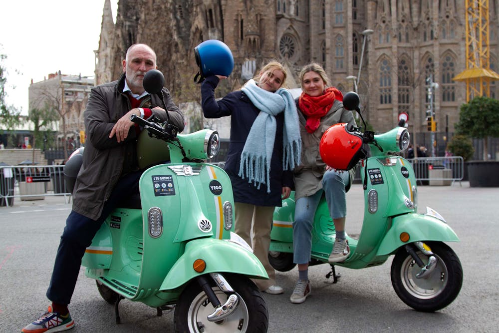 a group of people taking a ride