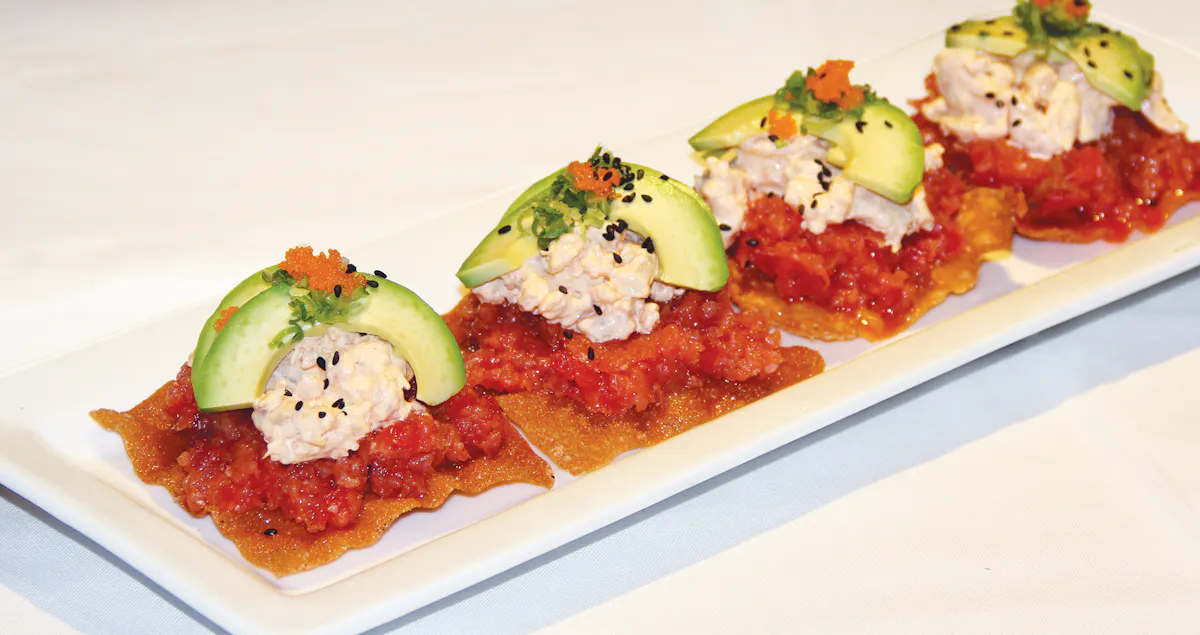a plate of food