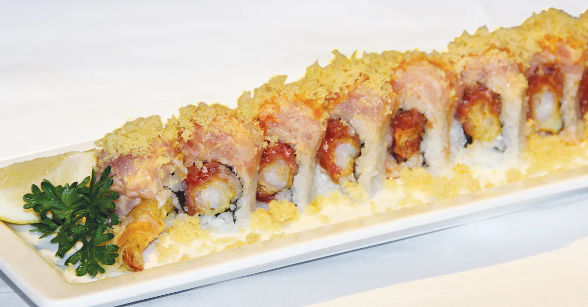 a close up of a plate of food