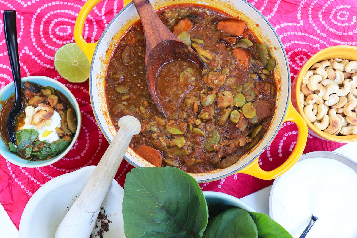a bowl of food on a plate