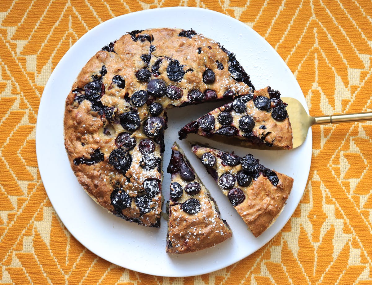 a piece of cake on a plate