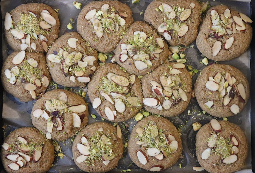Halwa Cookies Pondicheri Café Modern Indian Restaurant in Houston, TX