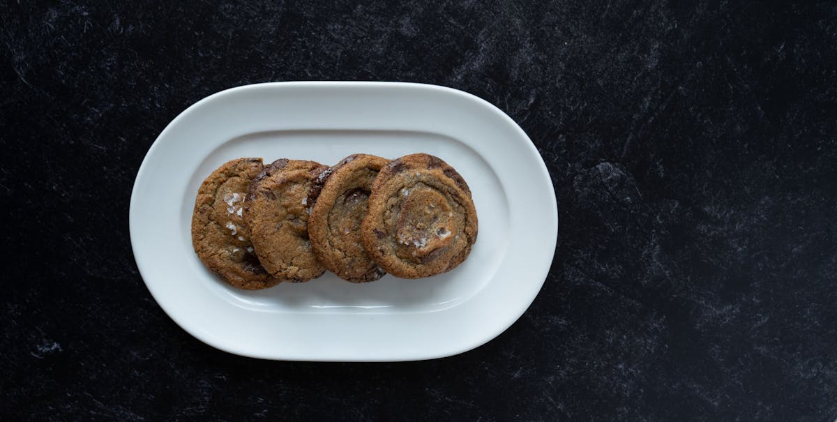 a dessert on a plate