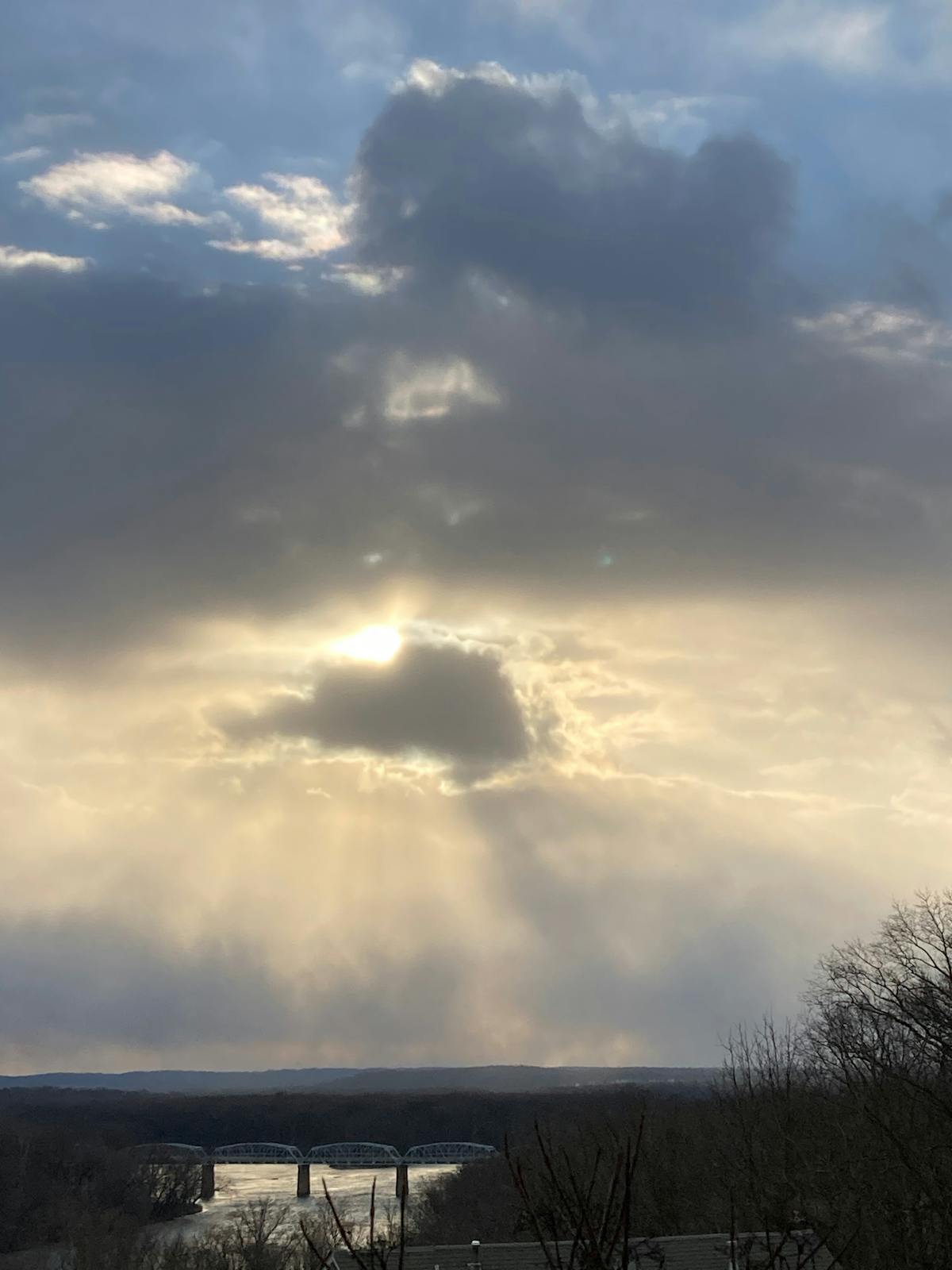 a group of clouds in the sky on a cloudy day