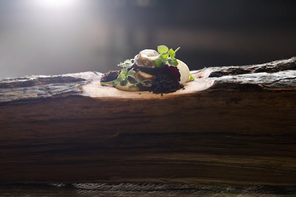 a piece of food