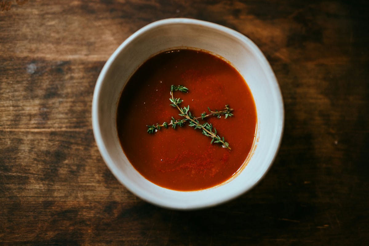 a bowl of soup