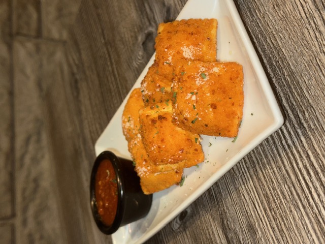 a plate of food on a table