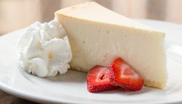 a piece of cake on a plate