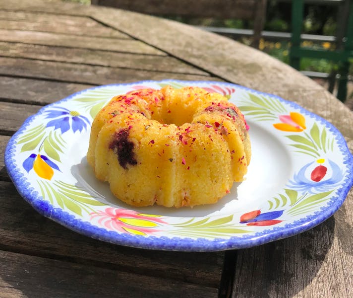 Mini Lemon Blueberry Bundt Cake (Gluten Free) Cleaver Co