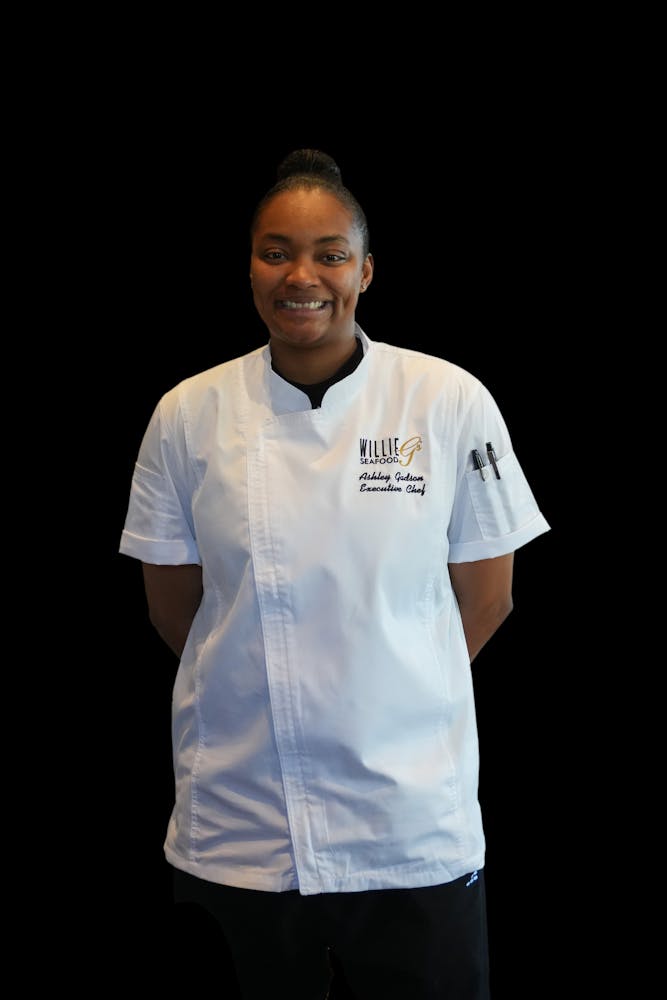 Belkis Ayón posing for the camera