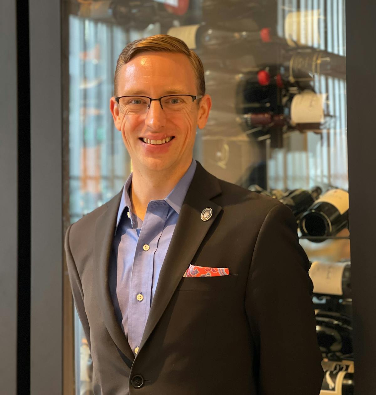 a man wearing a suit and tie