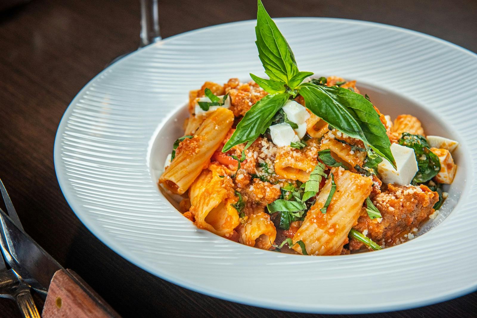 pasta in a bowl