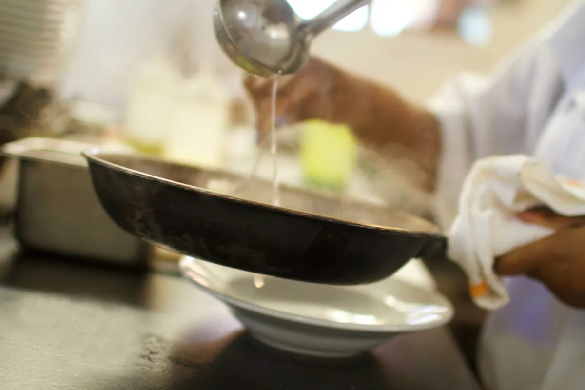 a spoon on a table
