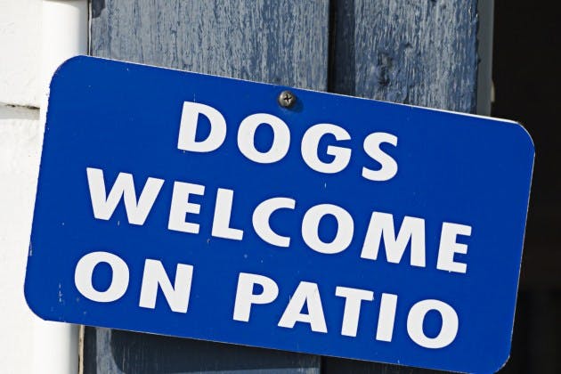 a sign on a pole