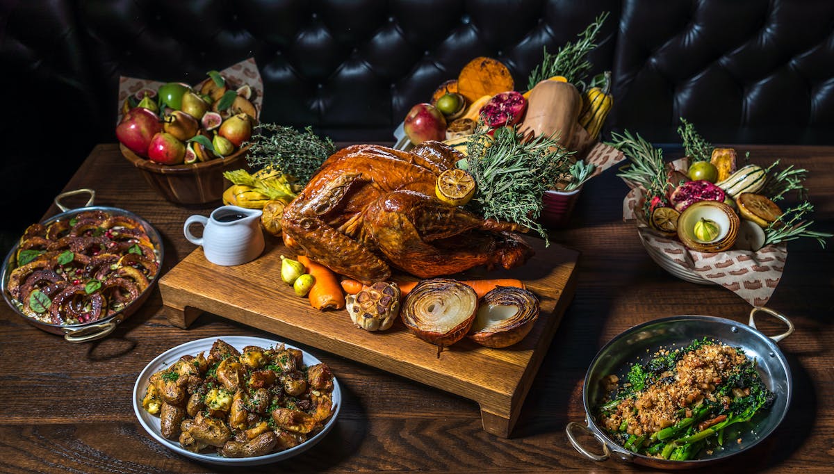 thanksgiving turkey and side dishes