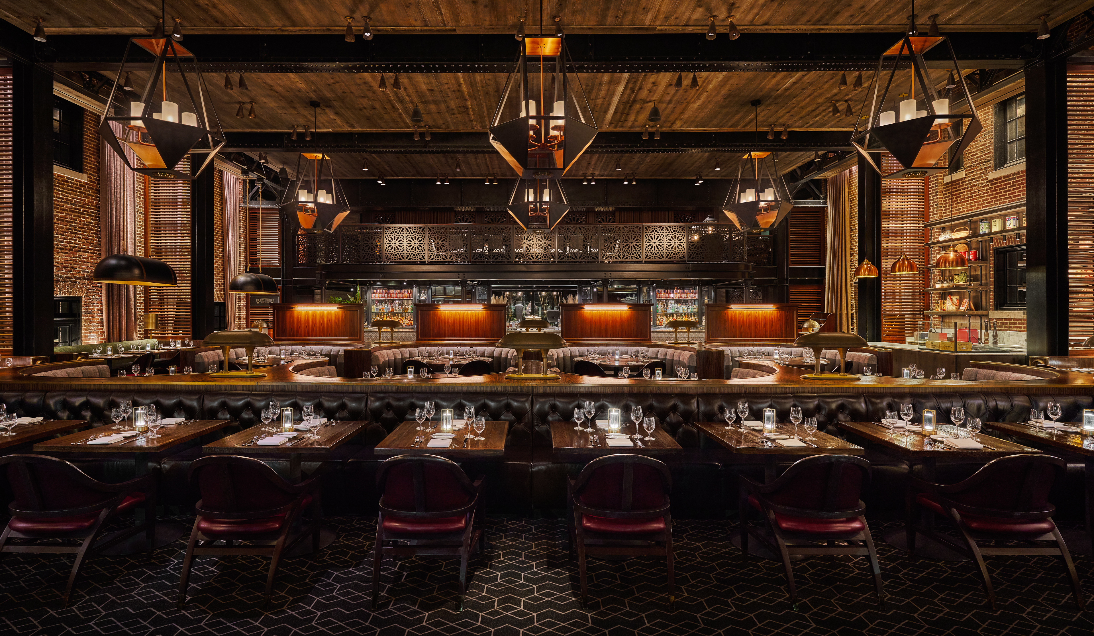 a dining room table