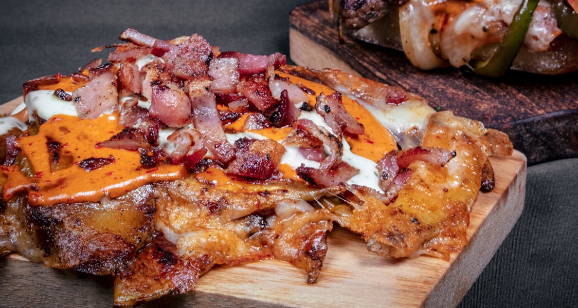 Loaded Fries Yoke Social Table American Restaurant in Kokomo, IN