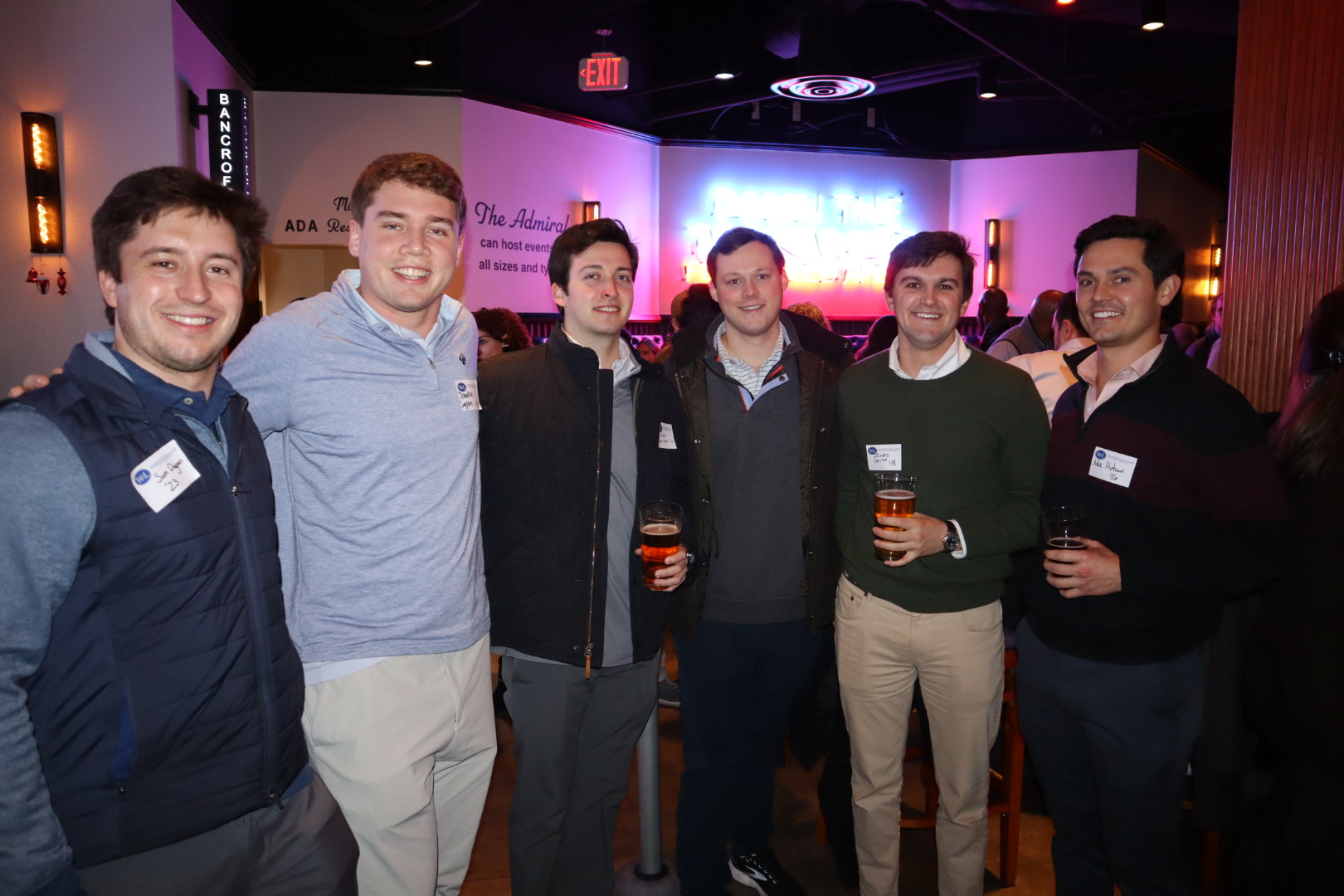 a group of people posing for a photo
