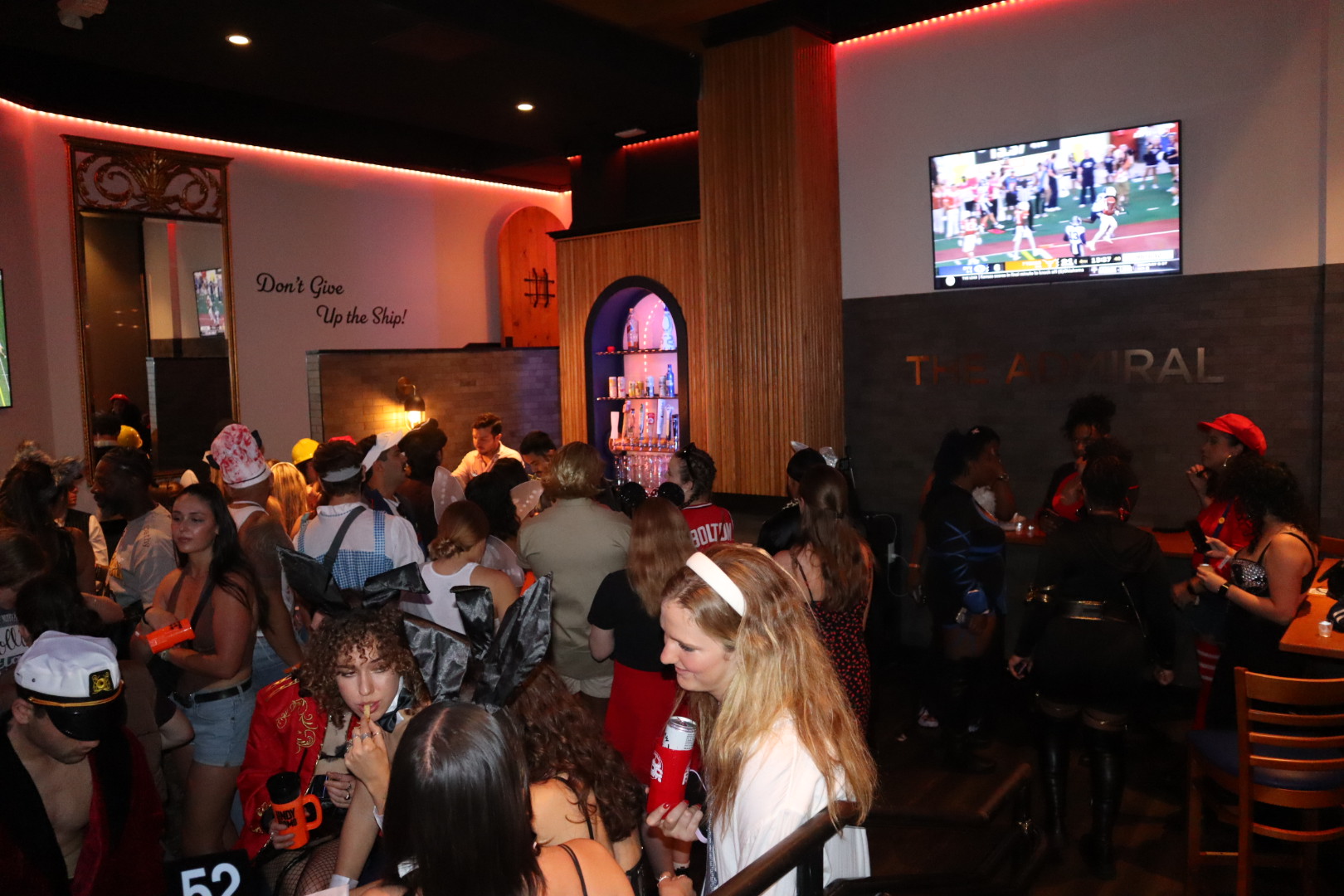 a group of people in a room