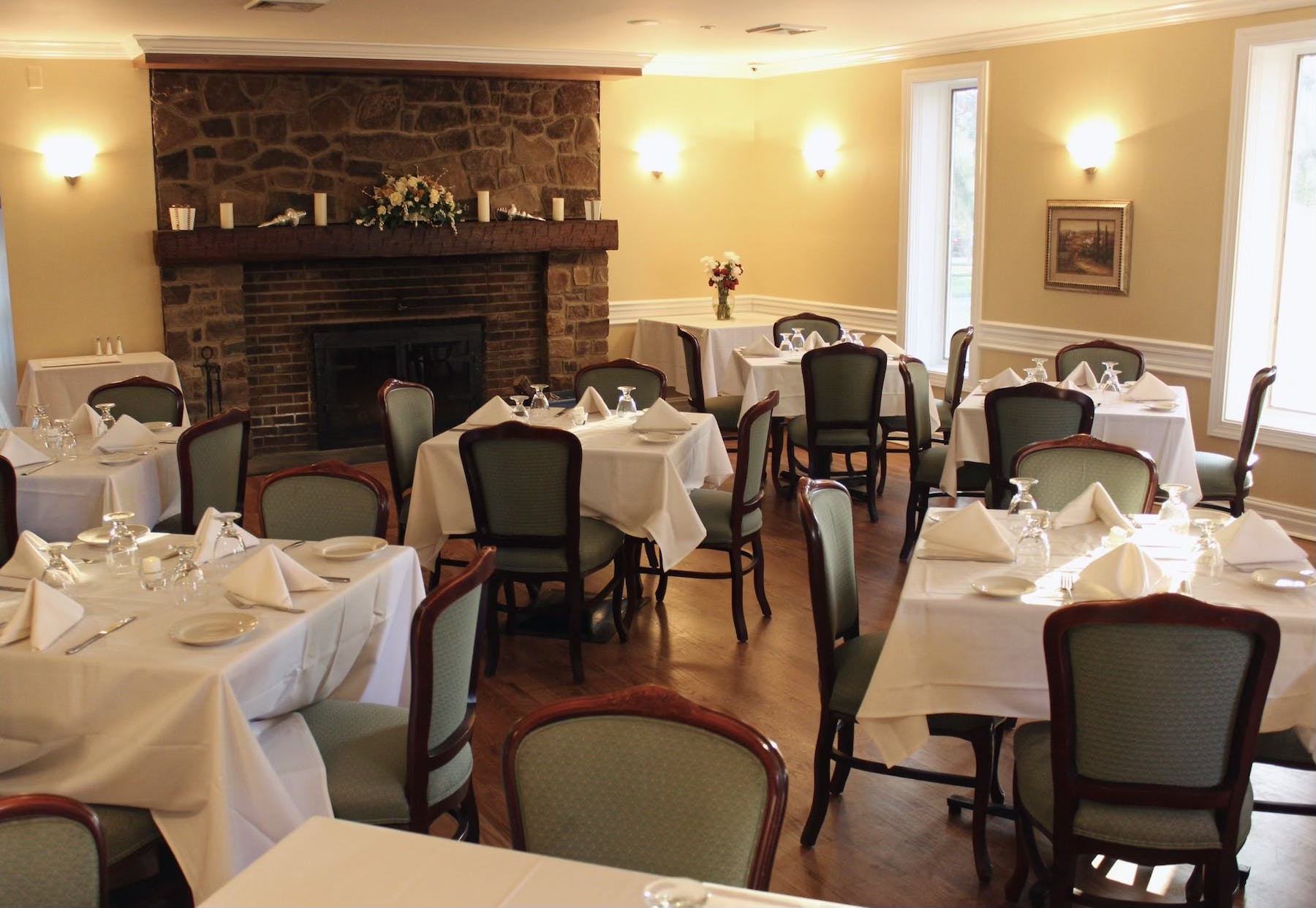 a dining room table