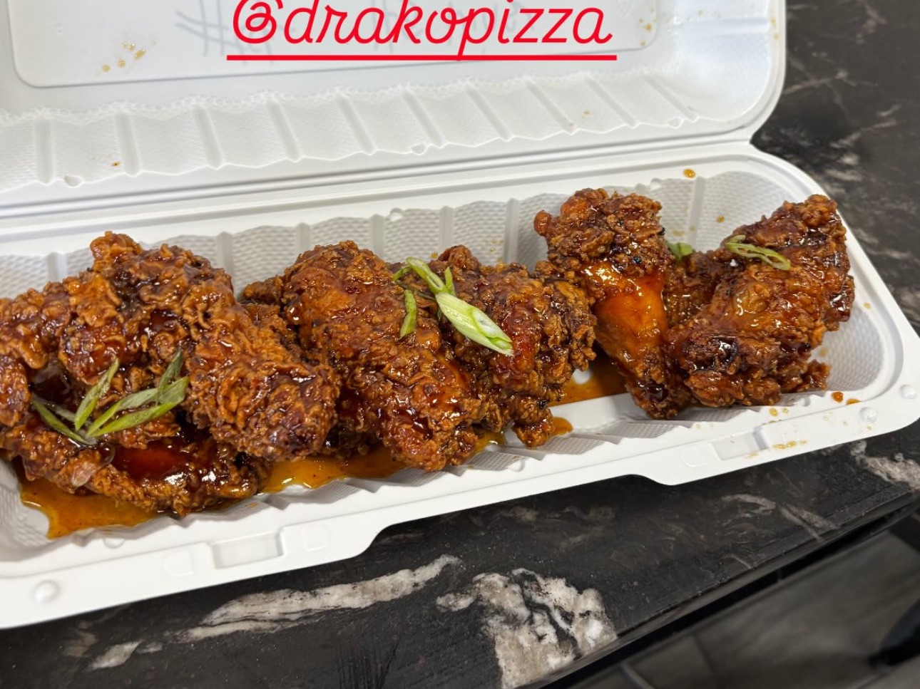a close up of food