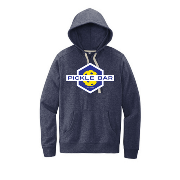 The Pickle Bar Unisex Heather Blue Hoodie The Pickle Bar American