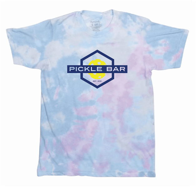 The Pickle Bar Unisex Purple TieDyed TShirt The Pickle Bar