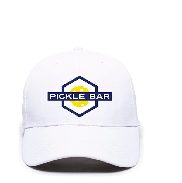 The Pickle Bar White Performance Hat The Pickle Bar American