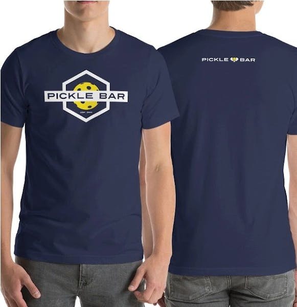 The Pickle Bar Men's Navy Performance TShirt The Pickle Bar