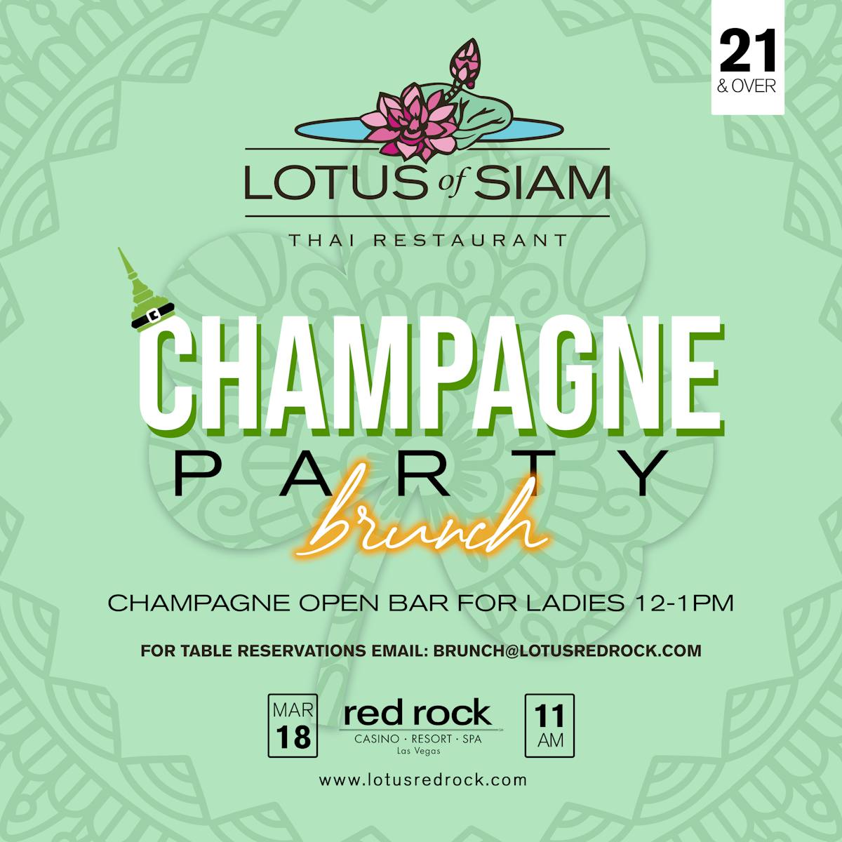 Champagne Party Brunch Poster