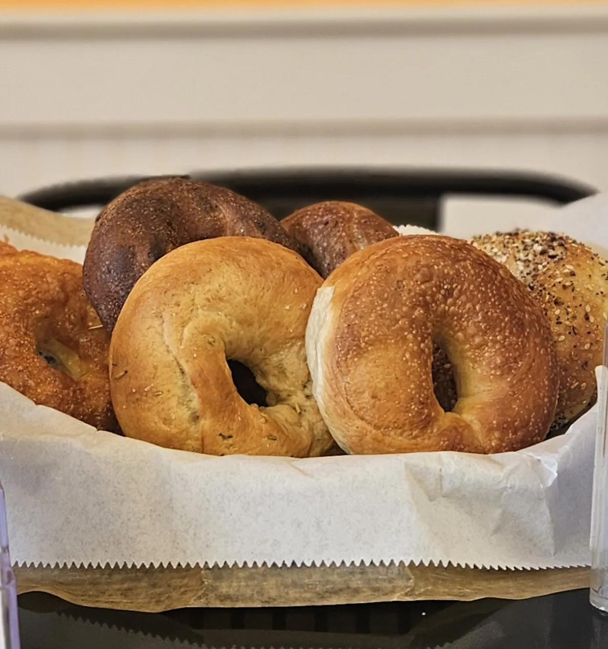 a box of bagels