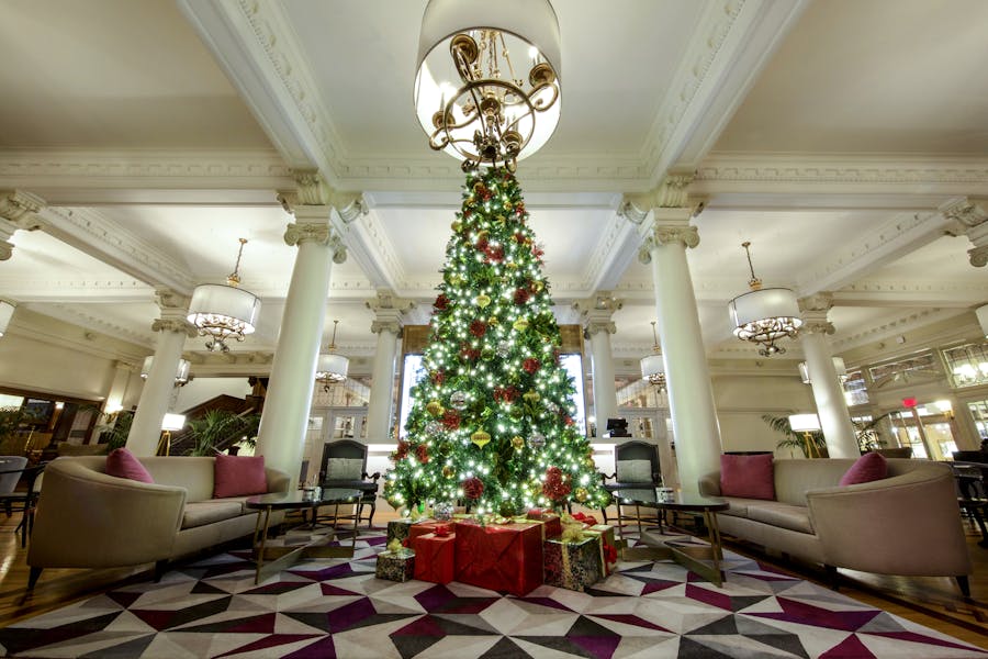 Christmas Day Dinner Buffet Lobby Lounge at Fairmont Empress