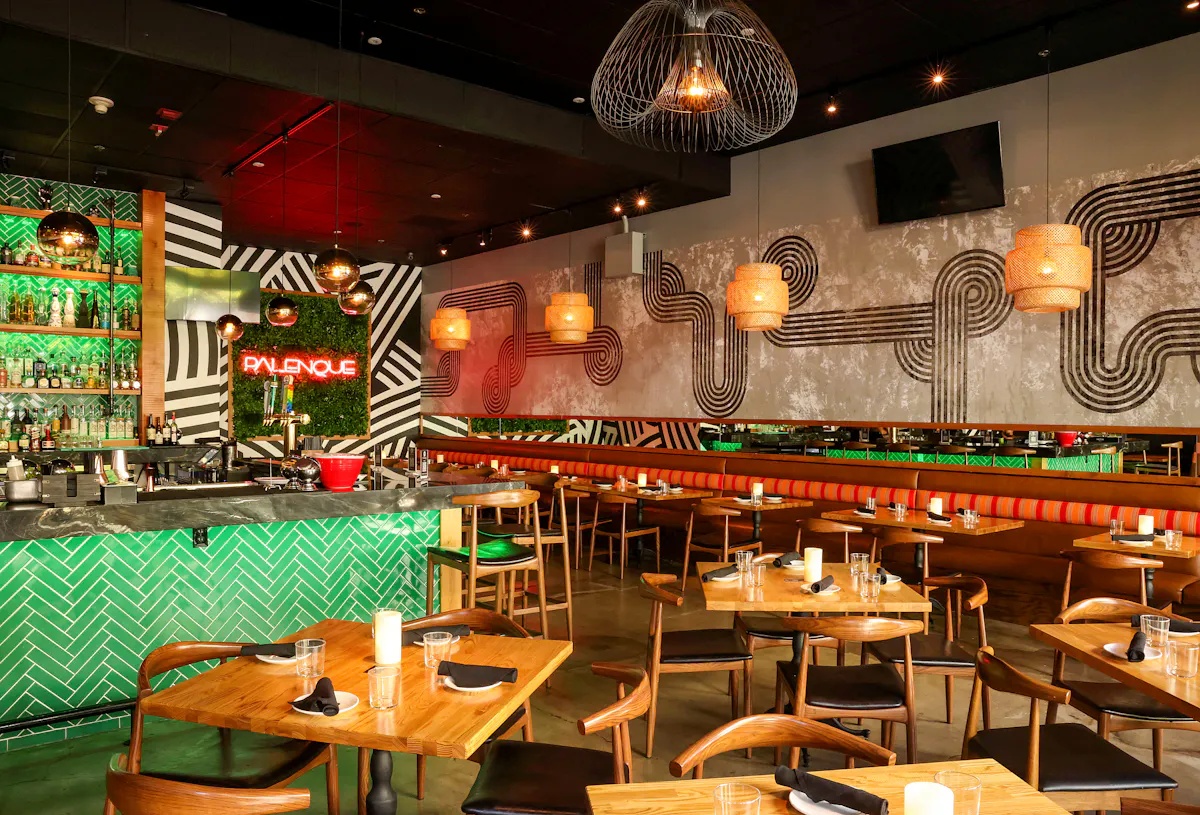 a store inside of a restaurant