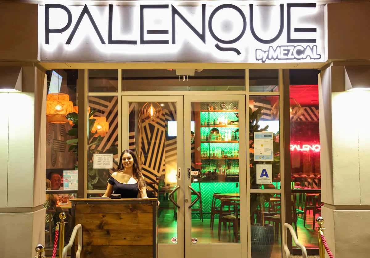 a store inside of a building