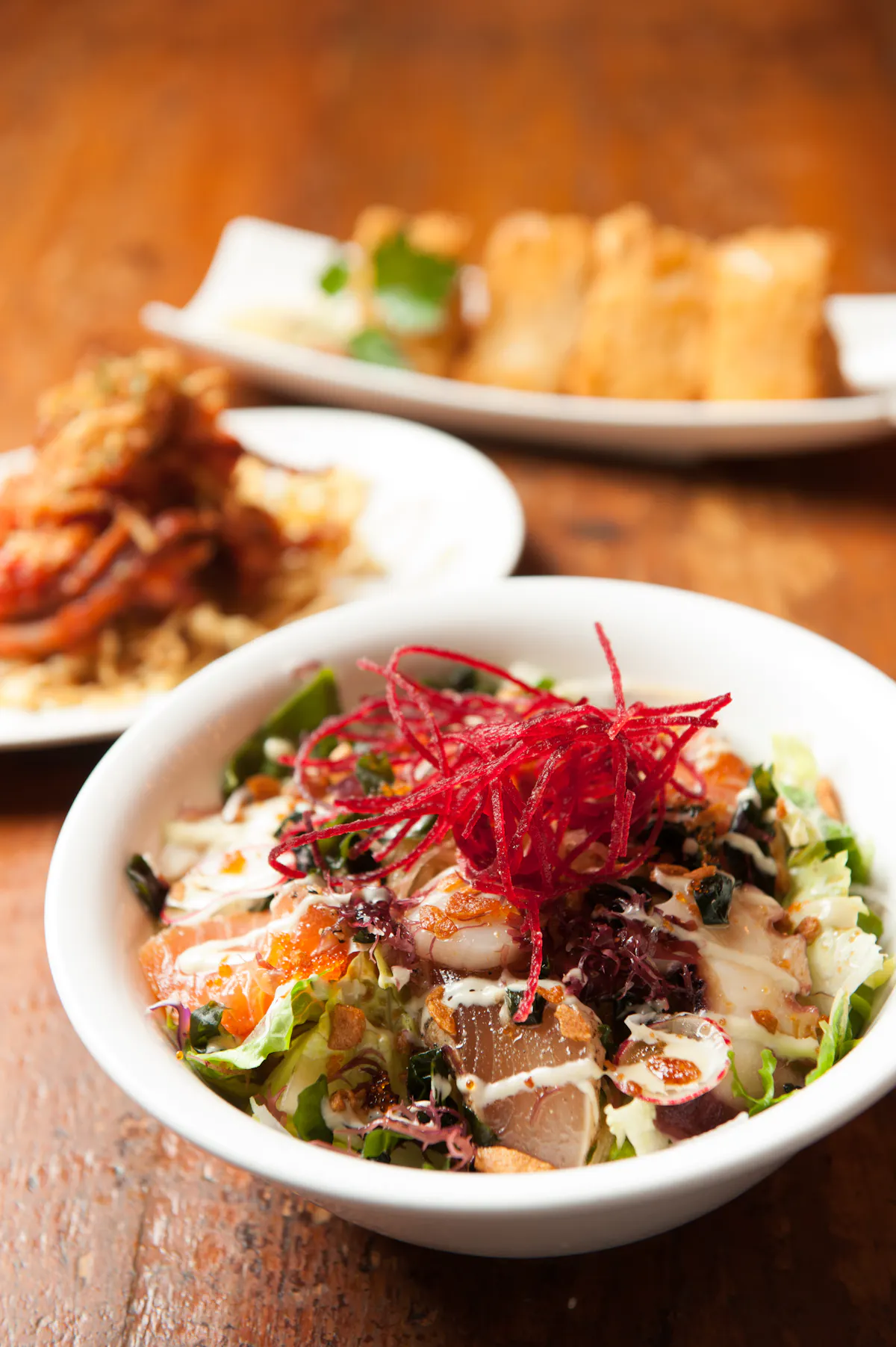 a bowl of food on a plate