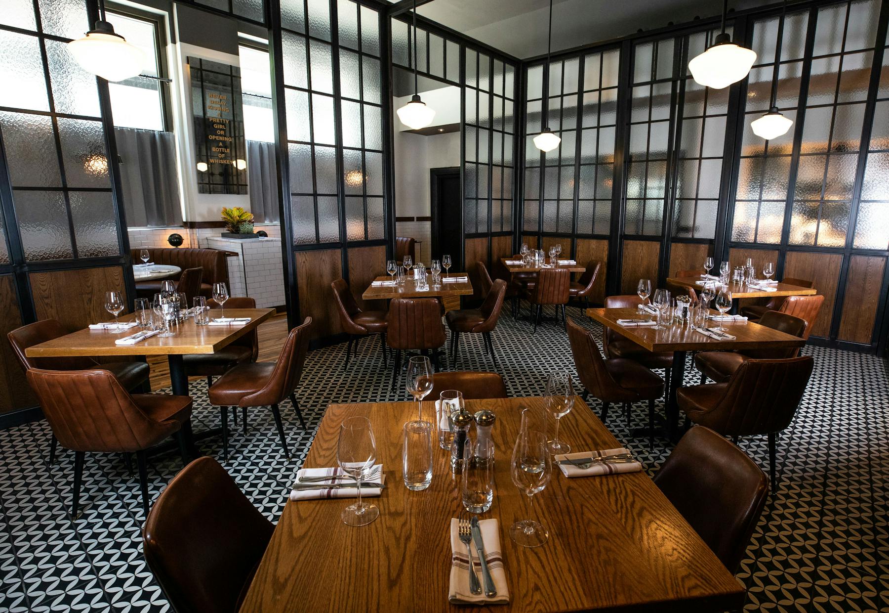 a dining room table