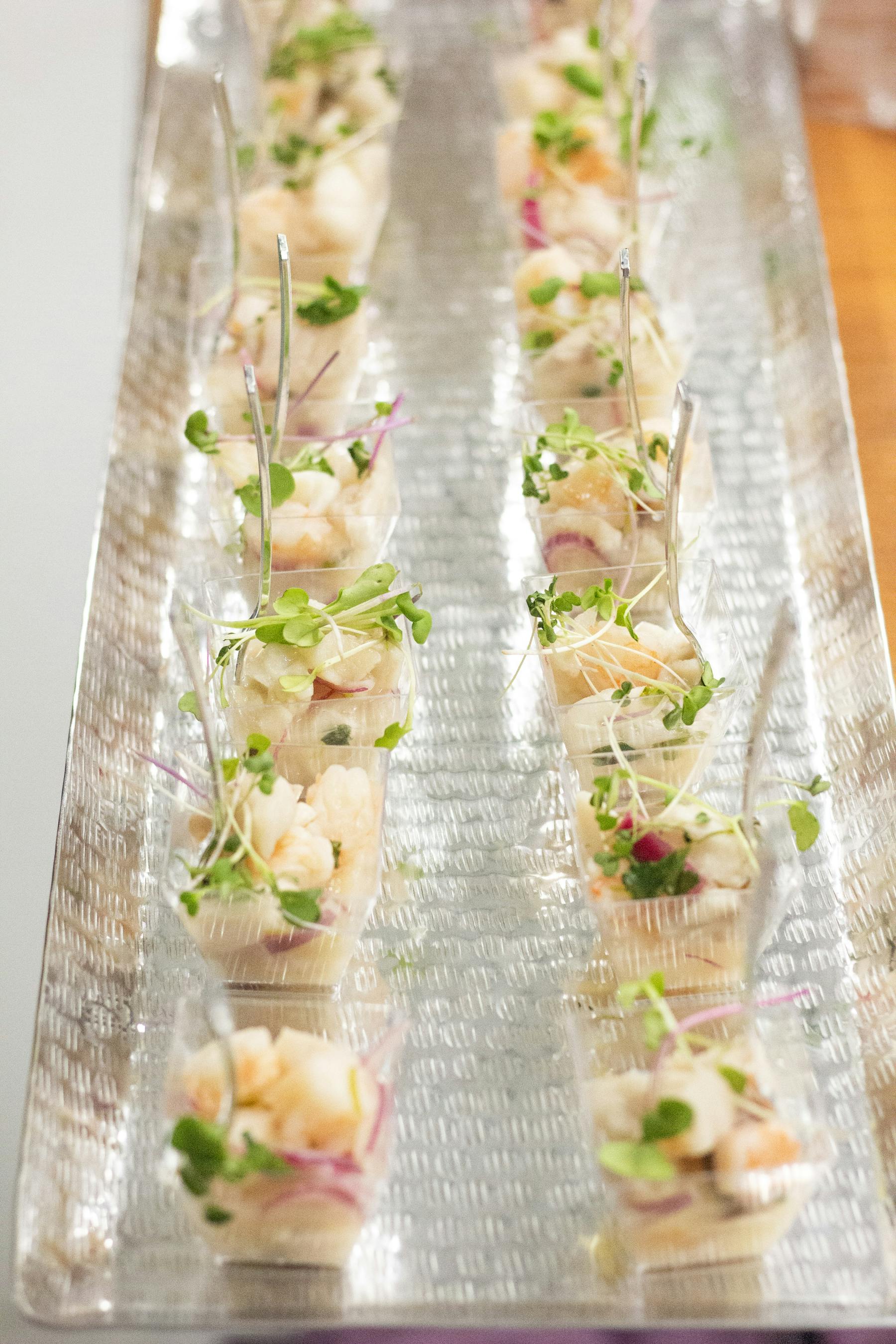 a close up of food on a table