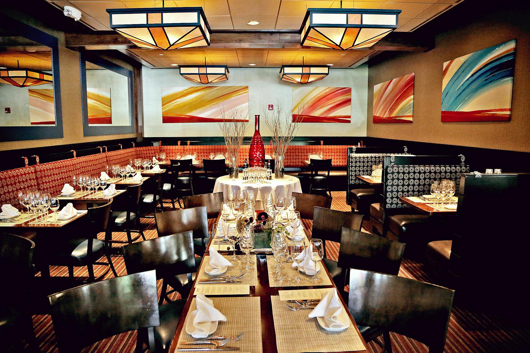 a dining room table