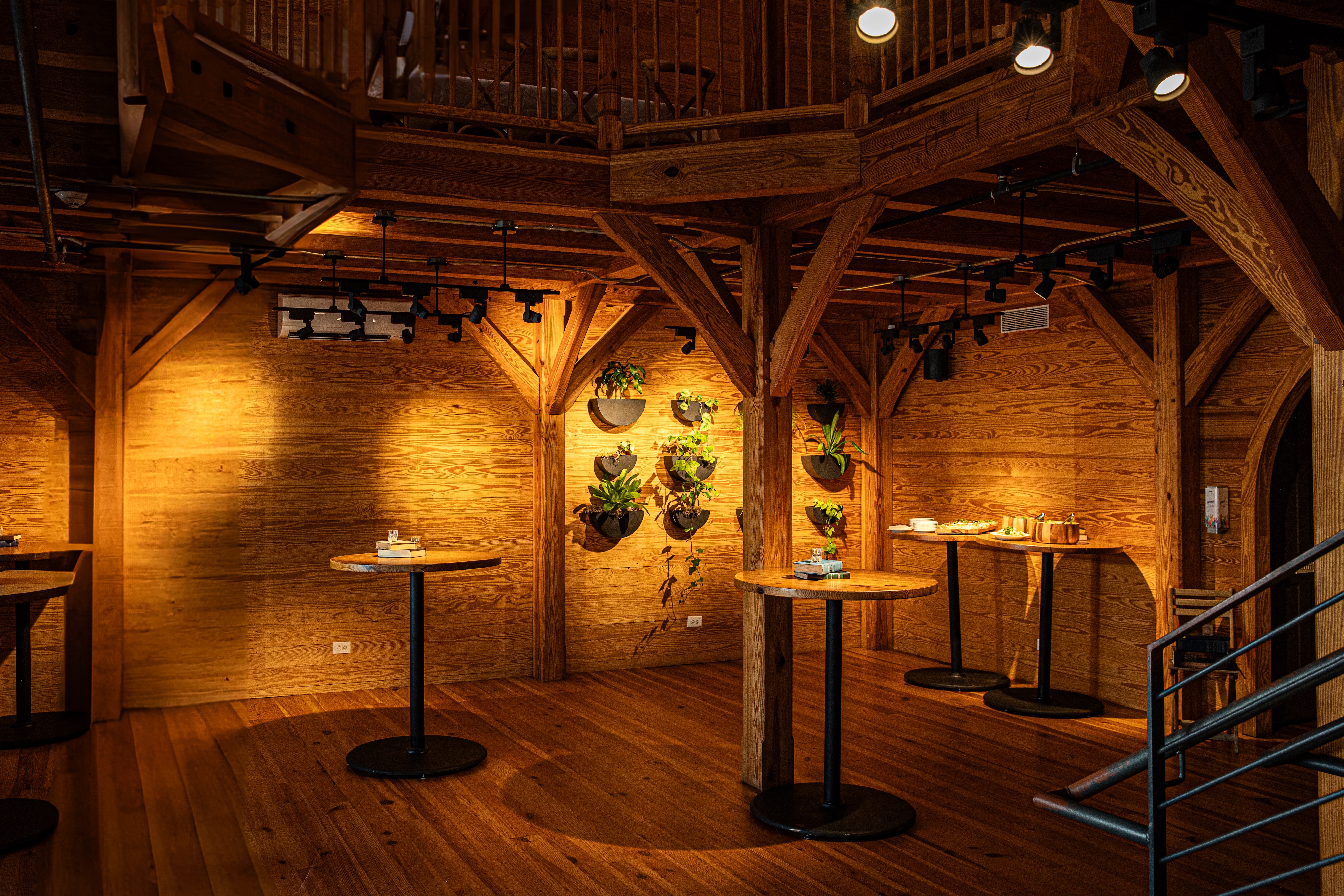 a chair sitting in front of a building