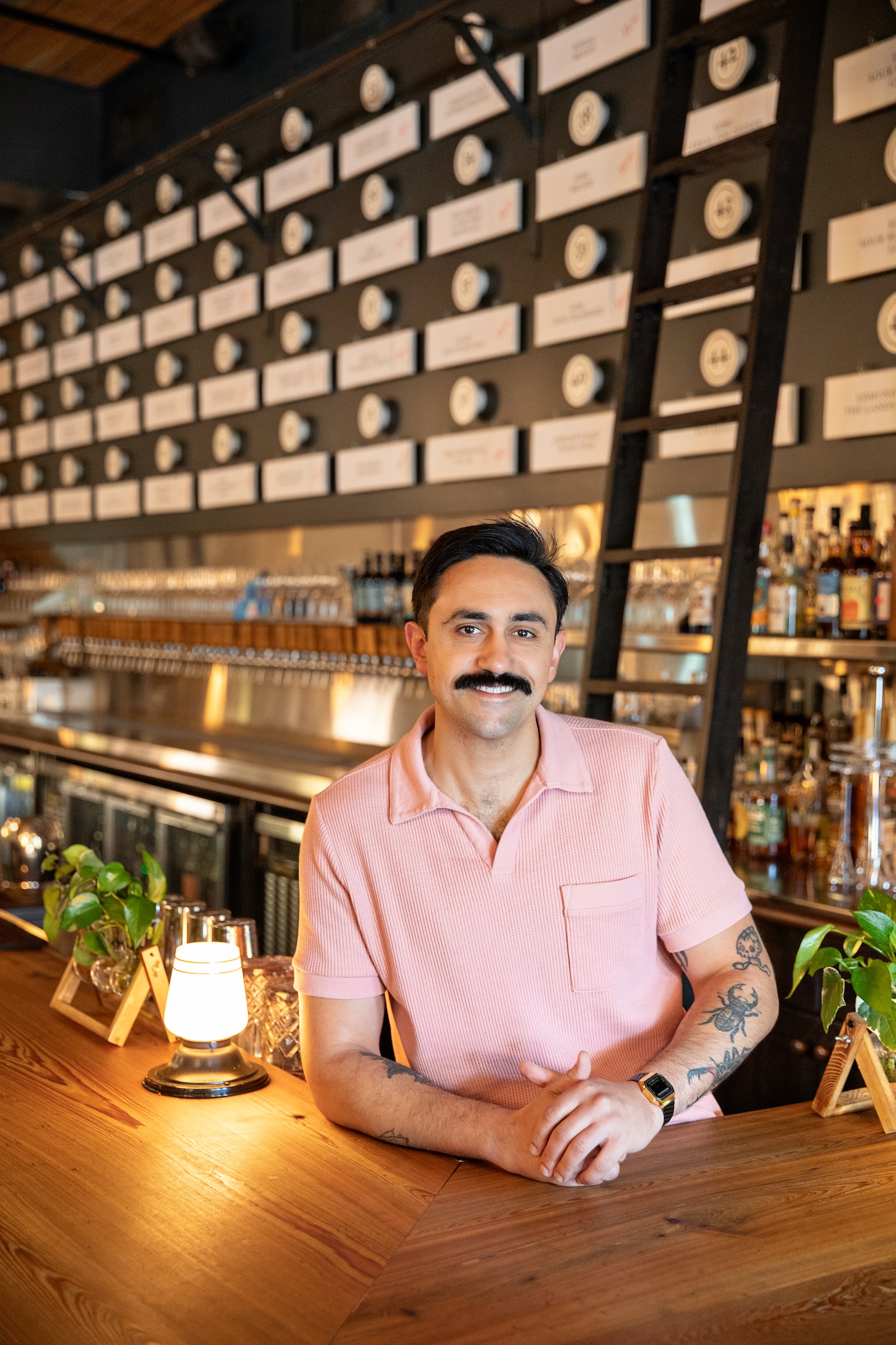 a man smiling for the camera