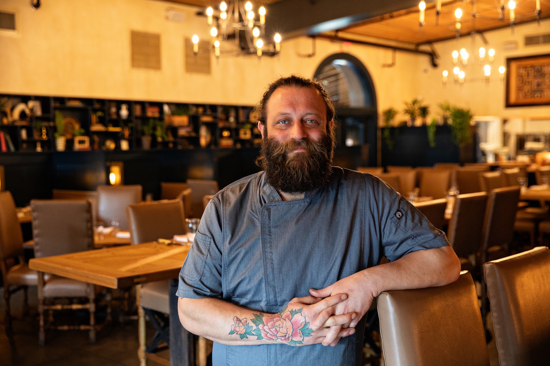 a man smiling for the camera