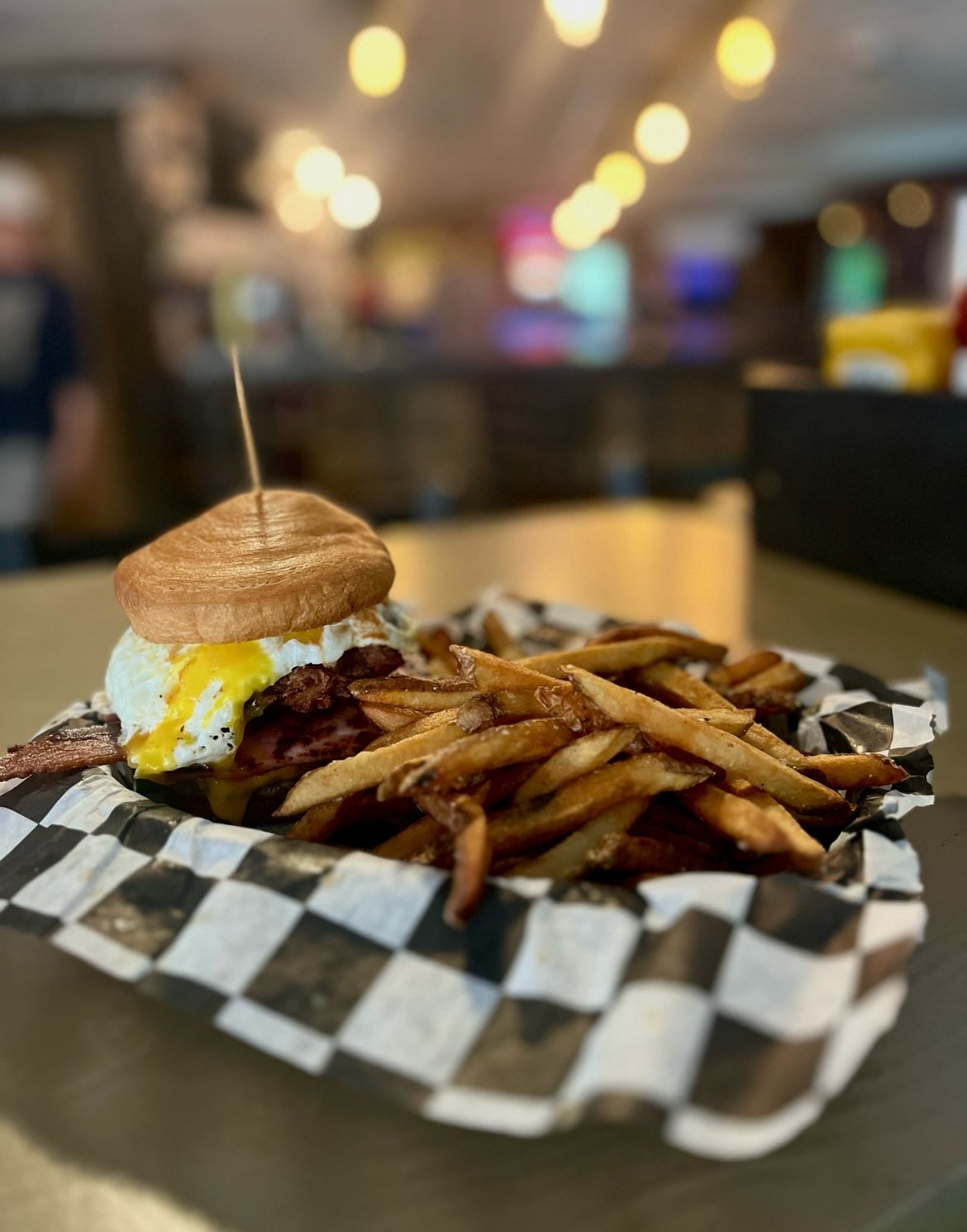 a close up of a sandwich on a plate on a table