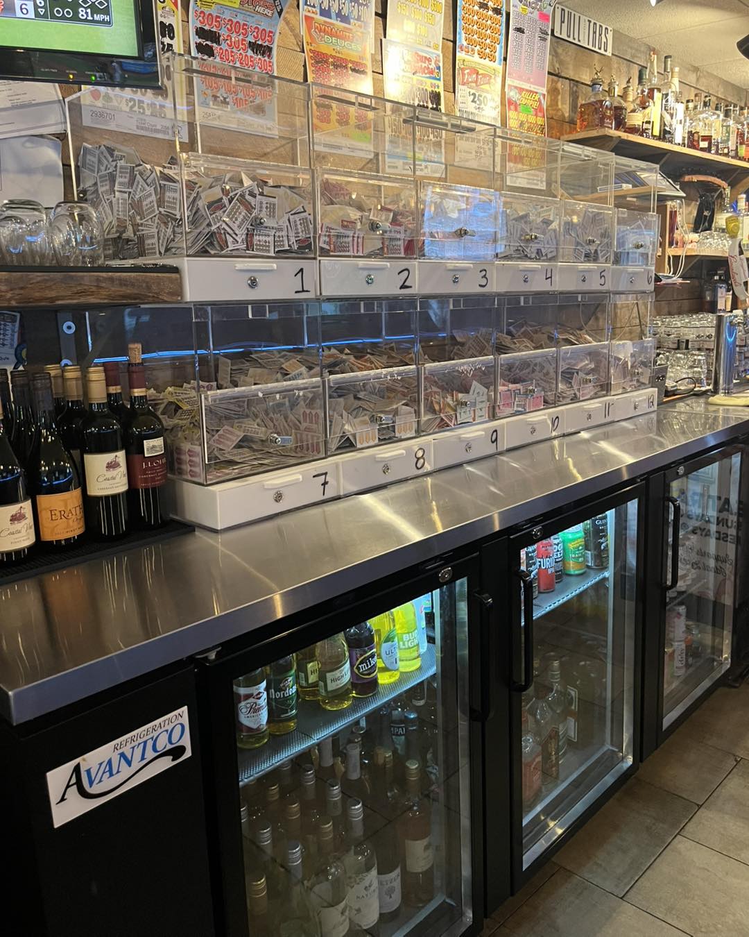 a display in a store