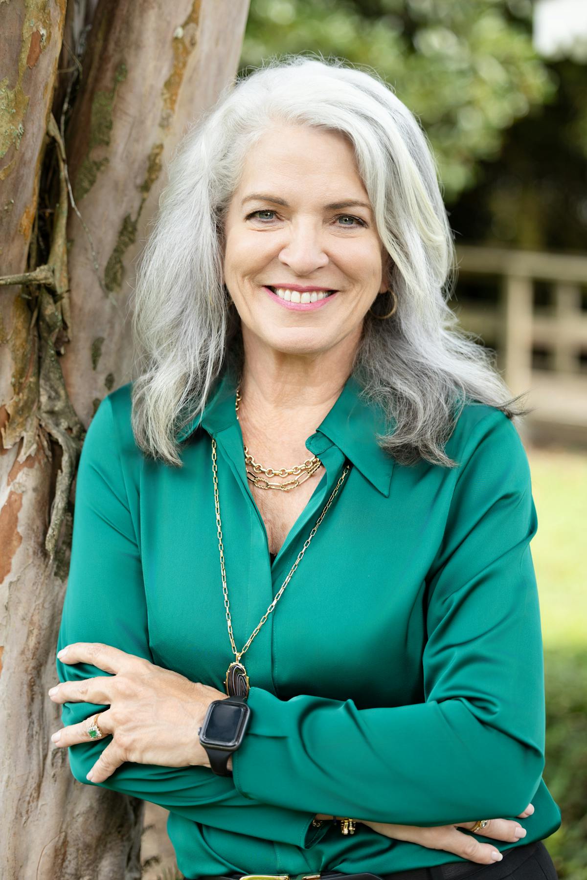 a woman talking on a cell phone