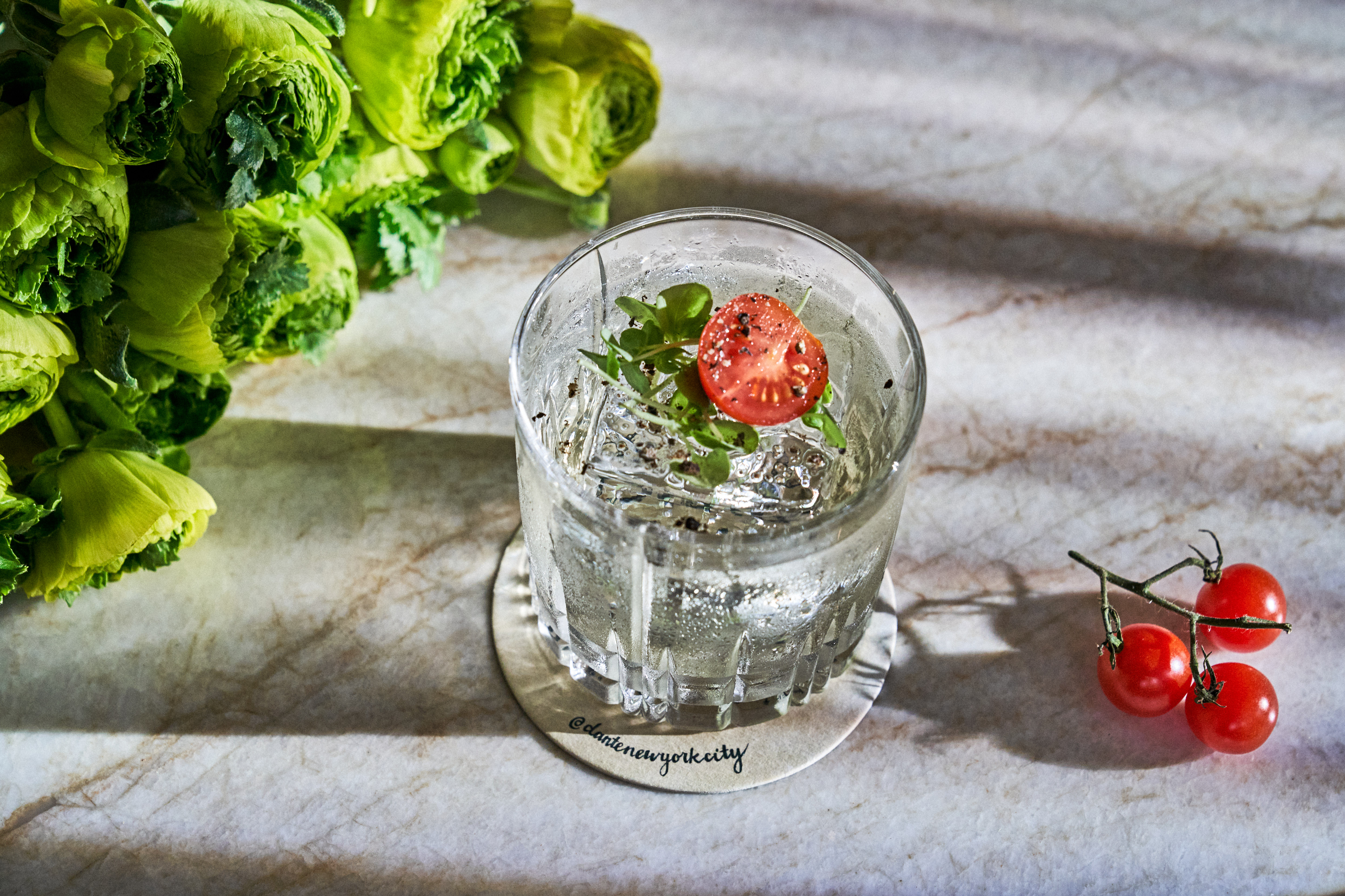 a piece of broccoli on a table