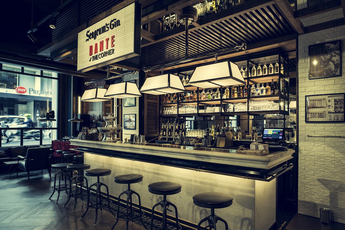 bar area