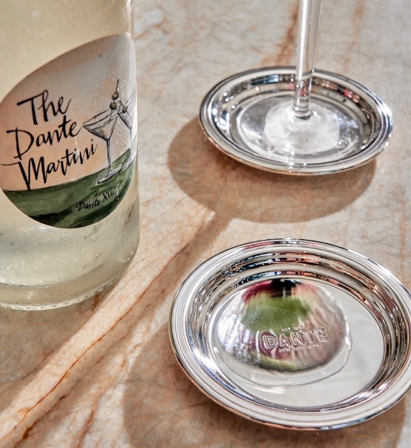 Dante's Silver Plated Coaster | Dante NYC | Italian Small Plates